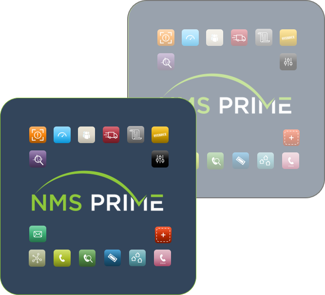 Two NMS Prime instances side by side, illustrating a redundant platform